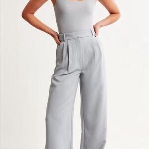 Abercrombie & Fitch A&F Sloan Tailored Wide-Leg Pants, Sz 25, Regular